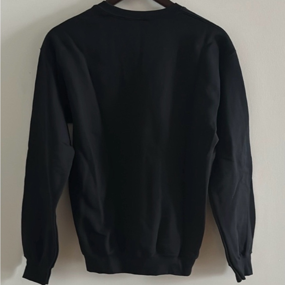 Black Sweatshirt with Silver 'Hey Boo' Print - Picture 2 of 2